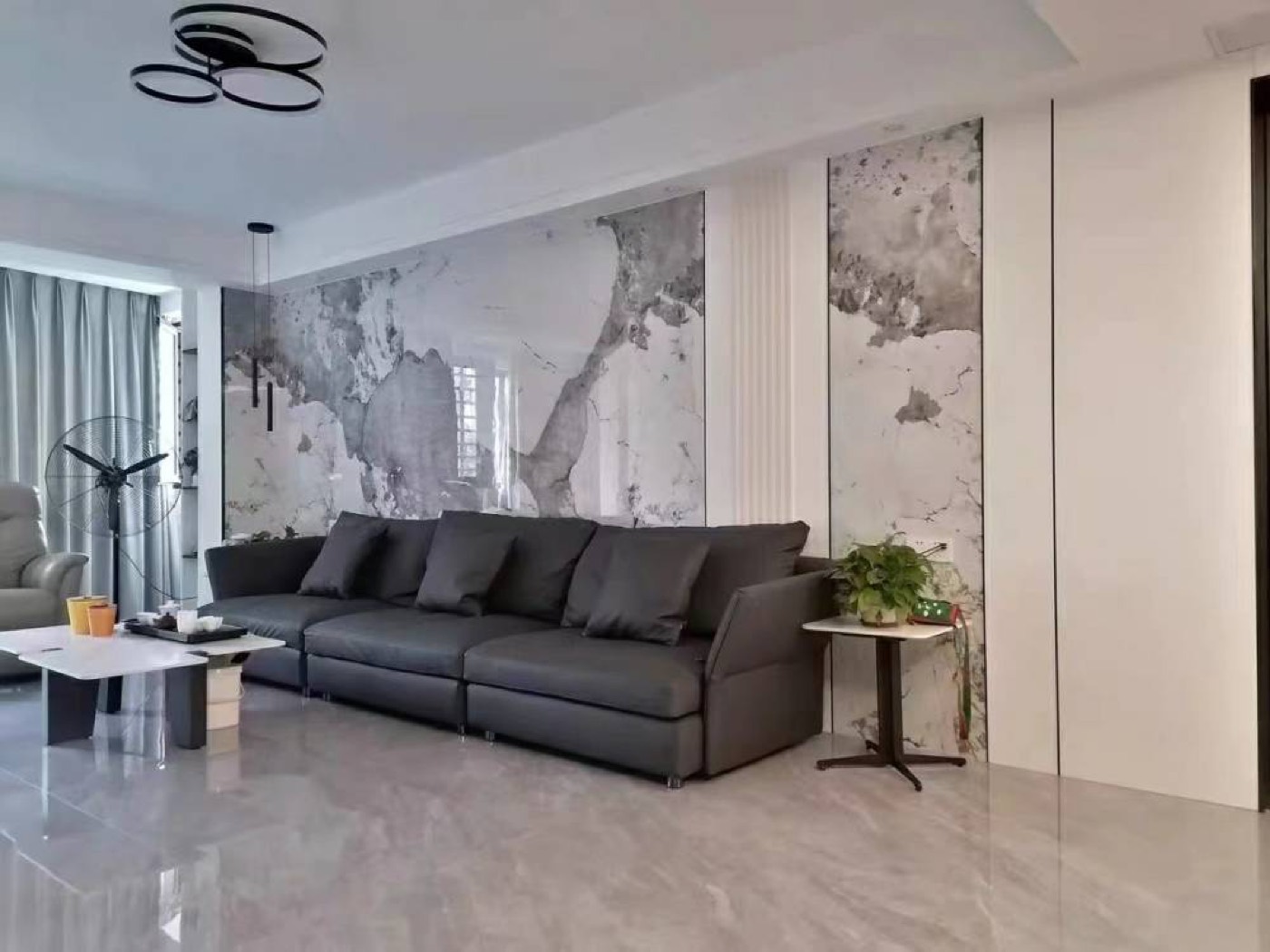 Marble effect wall panel design 5