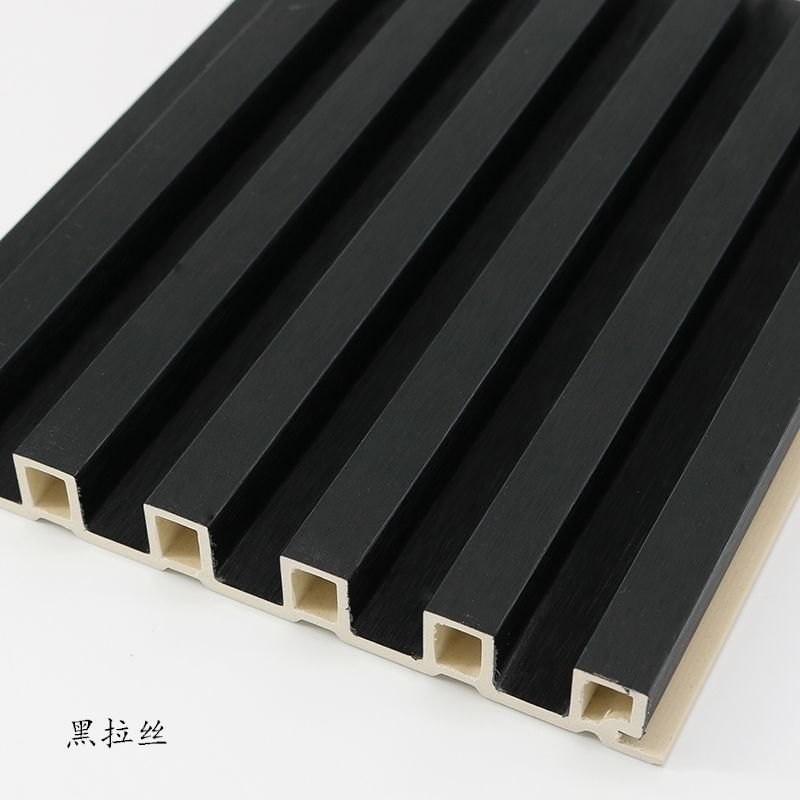 Six-Groove Fluted Panel 170 × 22 mm — WPC bamboo-wood fibre fluted wall panel, VIGOU factory